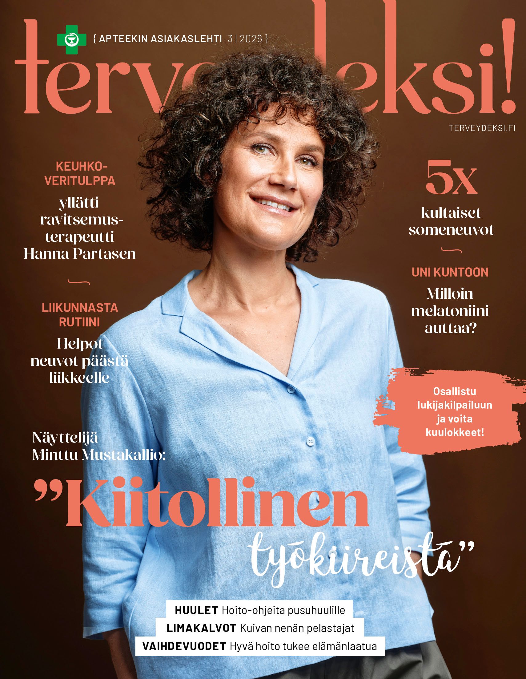 Nouda uusin terveydeksi!-lehti Lähiapteekistasi! Image